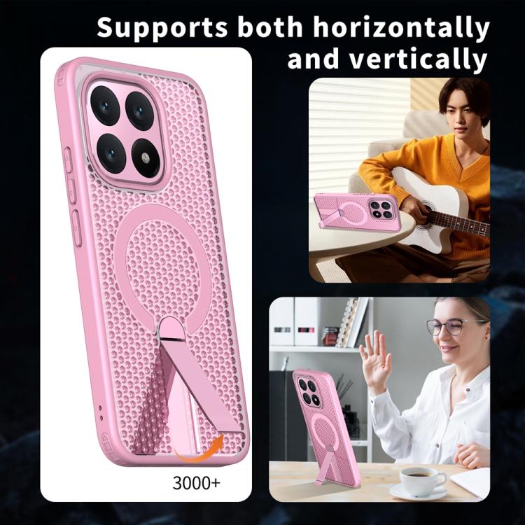 For Xiaomi 15T 5G Honeycomb Cooling MagSafe Holder Phone Case