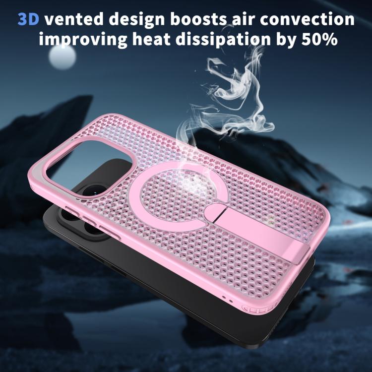 For Xiaomi 15T 5G Honeycomb Cooling MagSafe Holder Phone Case