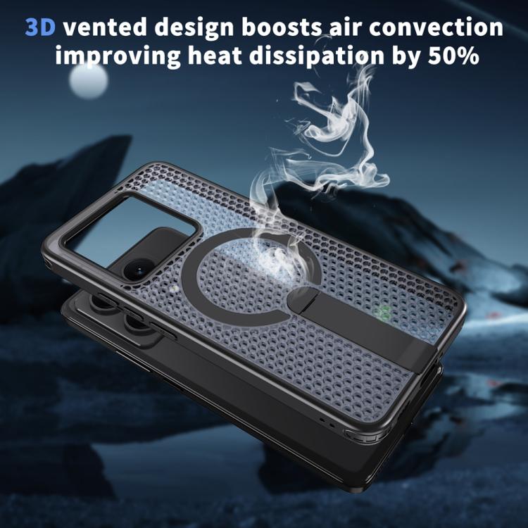 For Xiaomi 14T Pro Honeycomb Cooling MagSafe Holder Phone Case