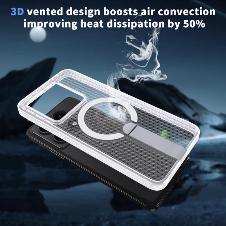 For Xiaomi 14T Pro Honeycomb Cooling MagSafe Holder Phone Case