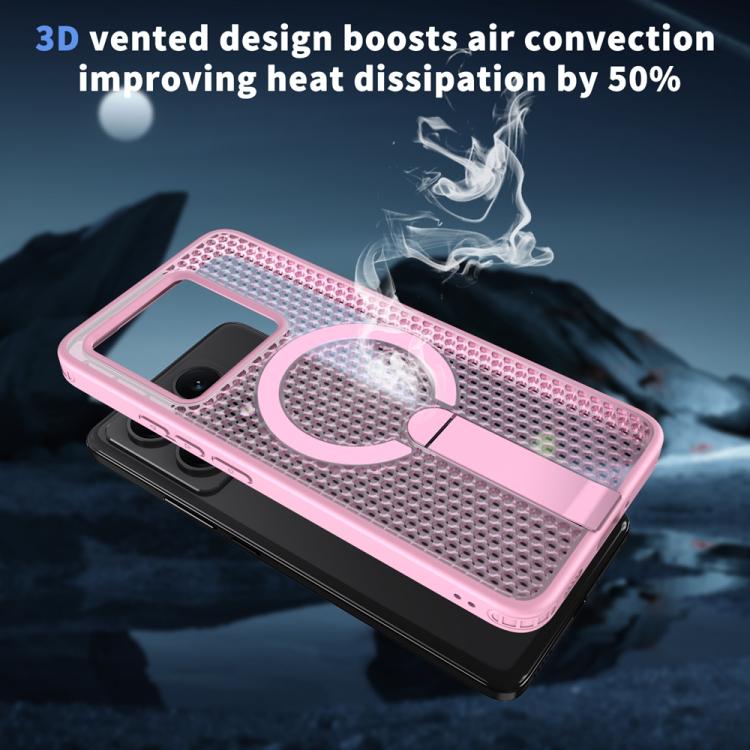 For Xiaomi 14T Pro Honeycomb Cooling MagSafe Holder Phone Case