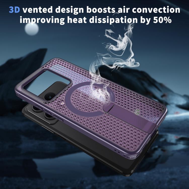 For Xiaomi 14T Pro Honeycomb Cooling MagSafe Holder Phone Case