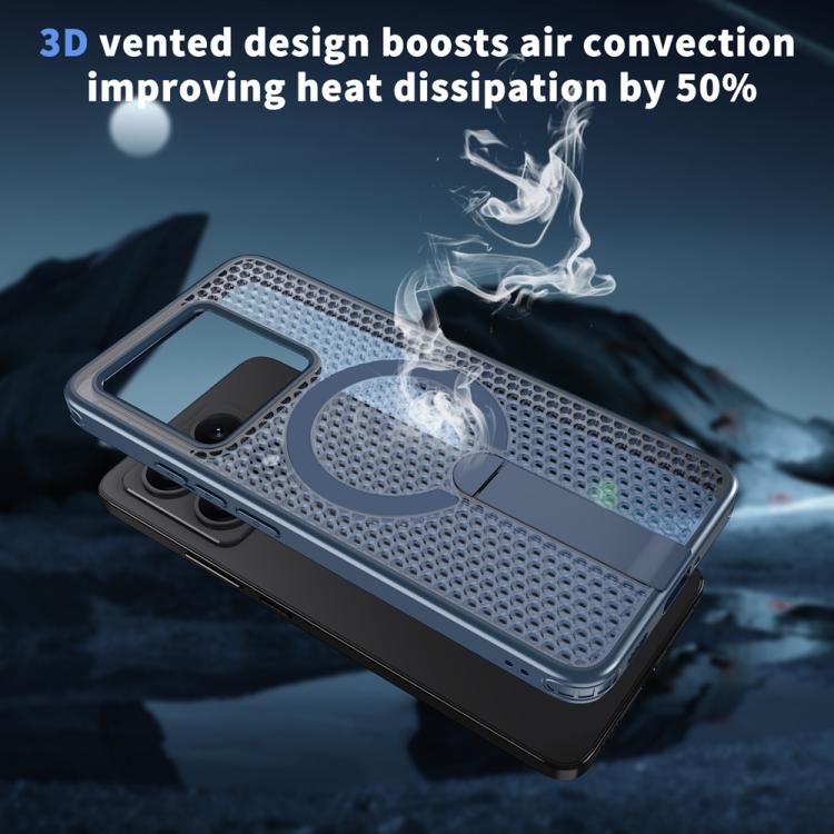 For Xiaomi 14T Honeycomb Cooling MagSafe Holder Phone Case