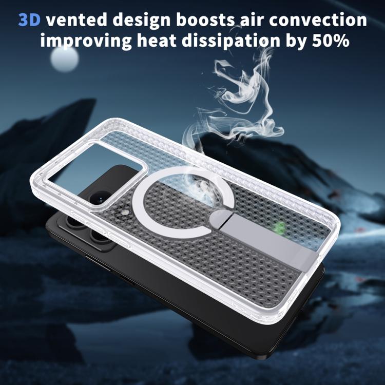 For Xiaomi 14T Honeycomb Cooling MagSafe Holder Phone Case