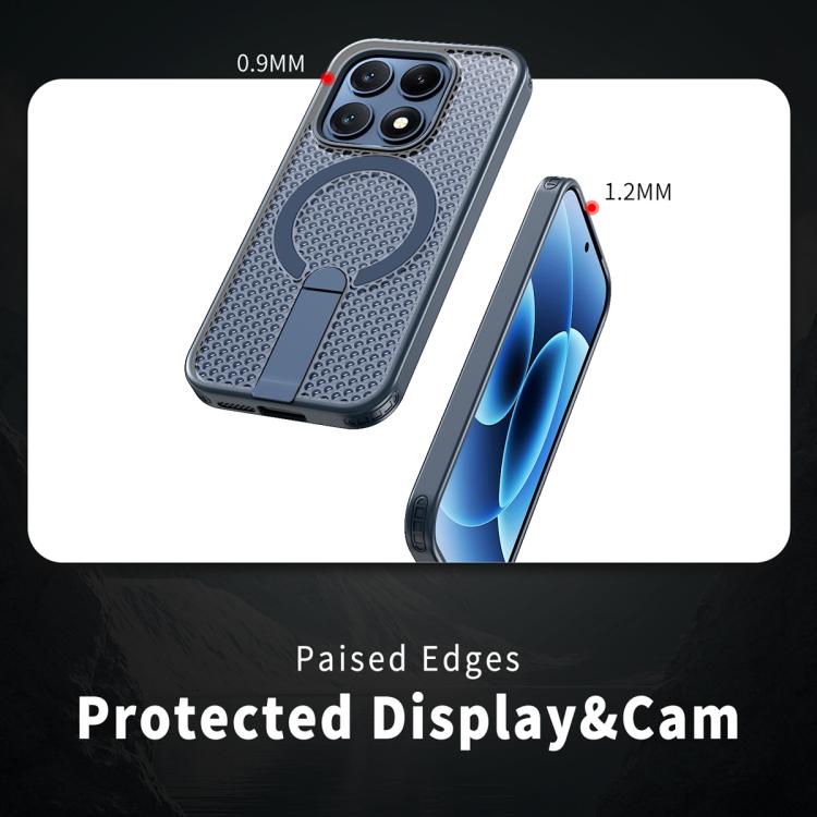 For Xiaomi 17 Honeycomb Cooling MagSafe Holder Phone Case