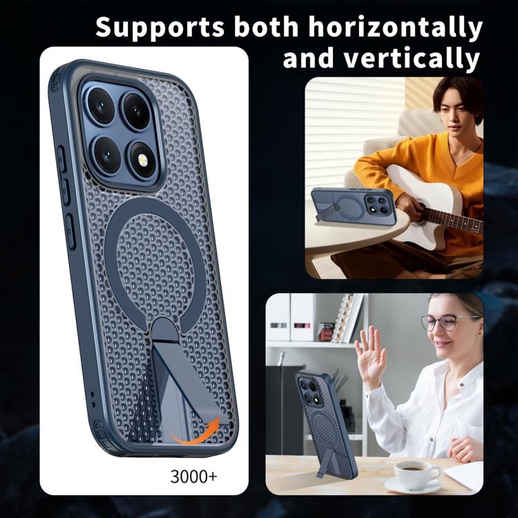 For Xiaomi 17 Honeycomb Cooling MagSafe Holder Phone Case