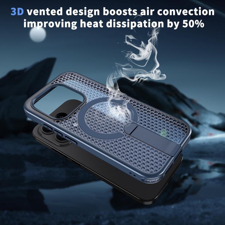 For Xiaomi 17 Honeycomb Cooling MagSafe Holder Phone Case