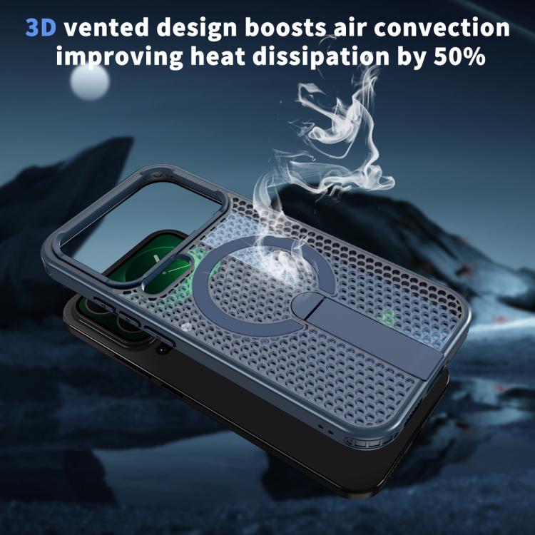 For Xiaomi 17 Pro Honeycomb Cooling MagSafe Holder Phone Case