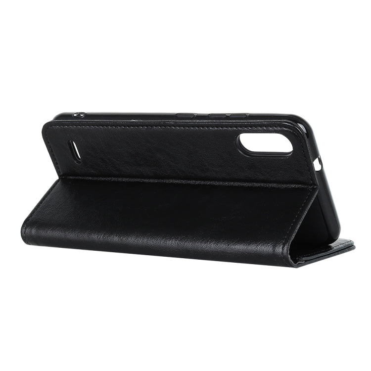 For LG K22 Magnetic Crazy Horse Texture Horizontal Flip Leather Case with Holder & Card Slots & Wallet