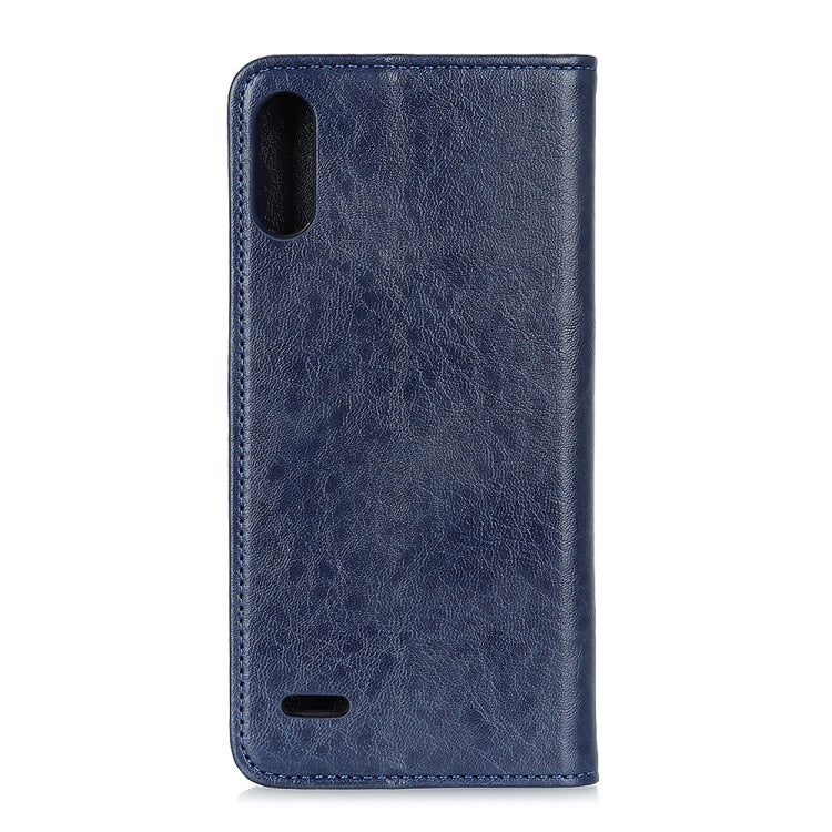 For LG K22 Magnetic Crazy Horse Texture Horizontal Flip Leather Case with Holder & Card Slots & Wallet