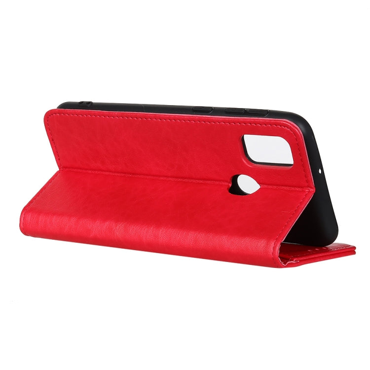 For Wiko View5 / View5 Plus Magnetic Crazy Horse Texture Horizontal Flip Leather Case with Holder & Card Slots & Wallet