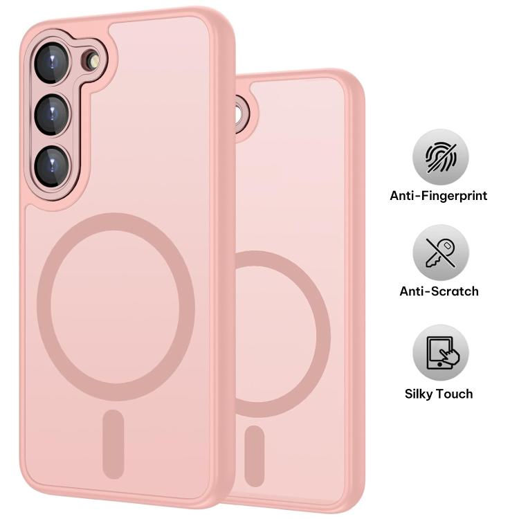 For Samsung Galaxy S23 5G XDcase Skin Feel Magnetic Frosted Phone Case with Lens Film