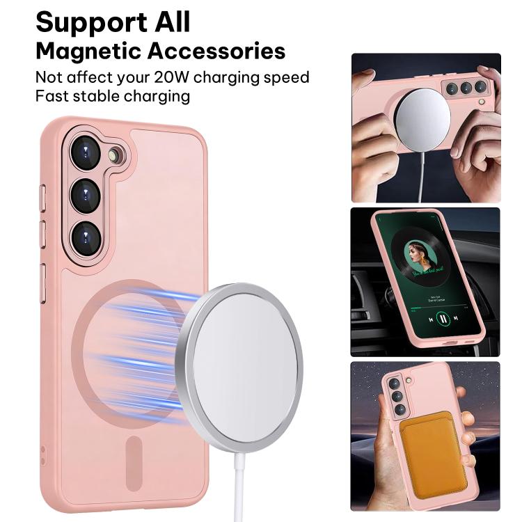For Samsung Galaxy S23 5G XDcase Skin Feel Magnetic Frosted Phone Case with Lens Film