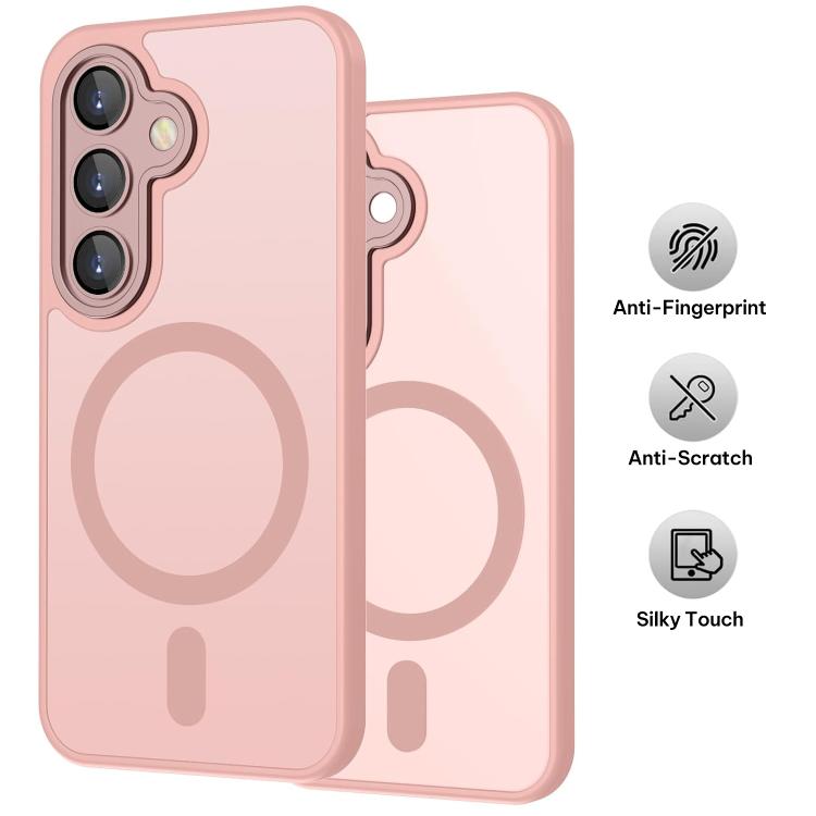 For Samsung Galaxy S25 / S24 5G XDcase Skin Feel Magnetic Frosted Phone Case with Lens Film