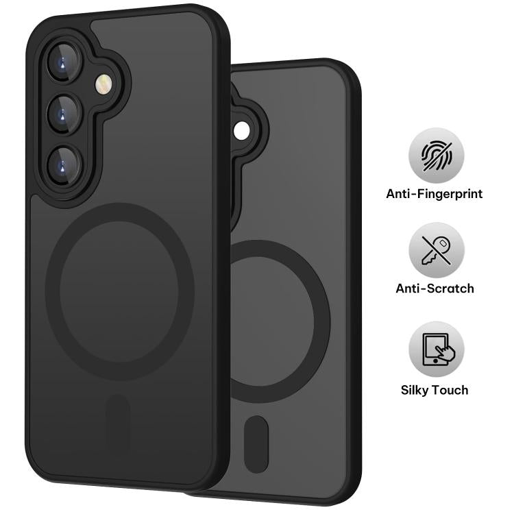 For Samsung Galaxy S25 / S24 5G XDcase Skin Feel Magnetic Frosted Phone Case with Lens Film