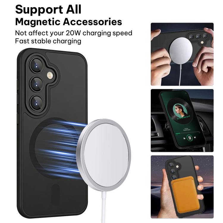 For Samsung Galaxy S25 / S24 5G XDcase Skin Feel Magnetic Frosted Phone Case with Lens Film