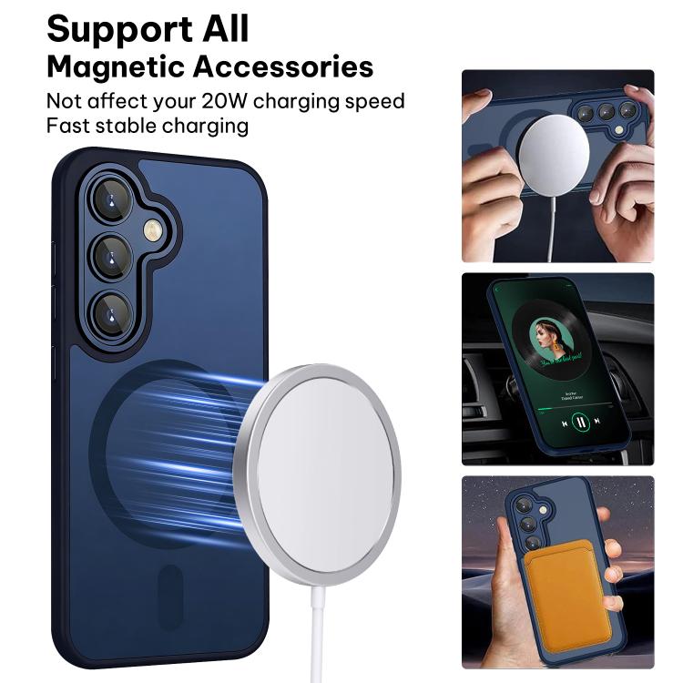 For Samsung Galaxy S25 / S24 5G XDcase Skin Feel Magnetic Frosted Phone Case with Lens Film