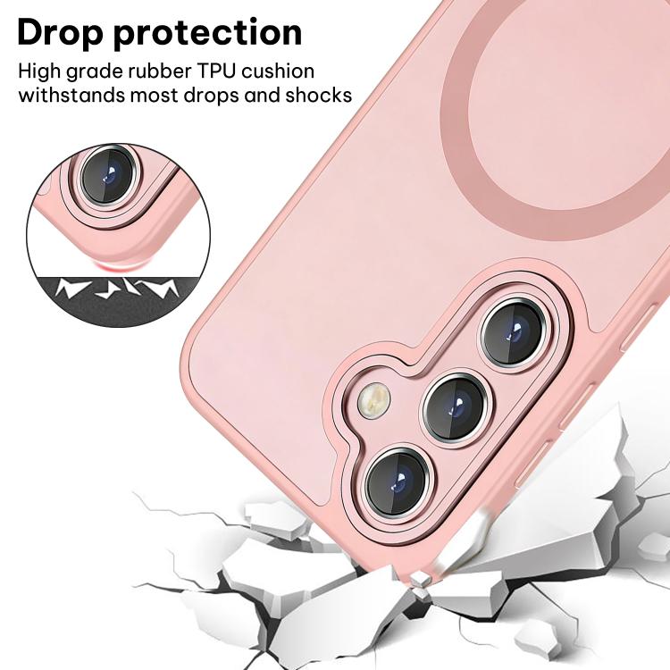 For Samsung Galaxy S24 FE 5G XDcase Skin Feel Magnetic Frosted Phone Case with Lens Film