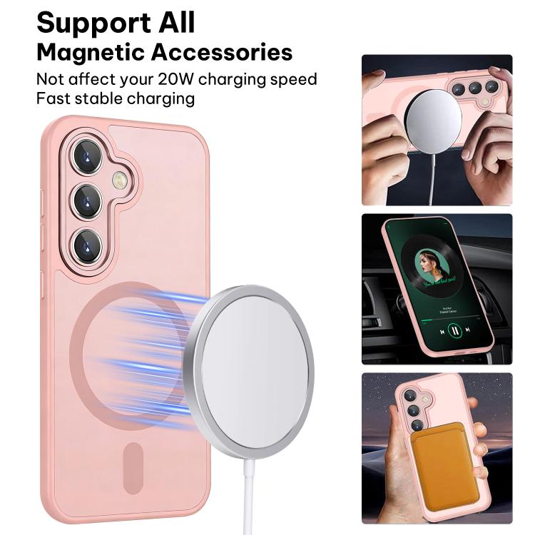 For Samsung Galaxy S24 FE 5G XDcase Skin Feel Magnetic Frosted Phone Case with Lens Film