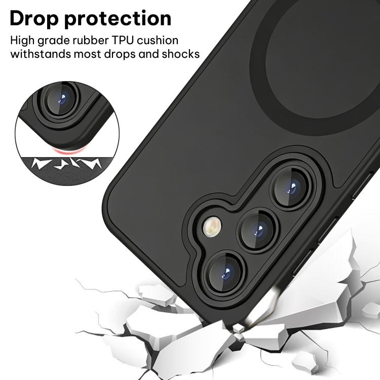 For Samsung Galaxy S24 FE 5G XDcase Skin Feel Magnetic Frosted Phone Case with Lens Film