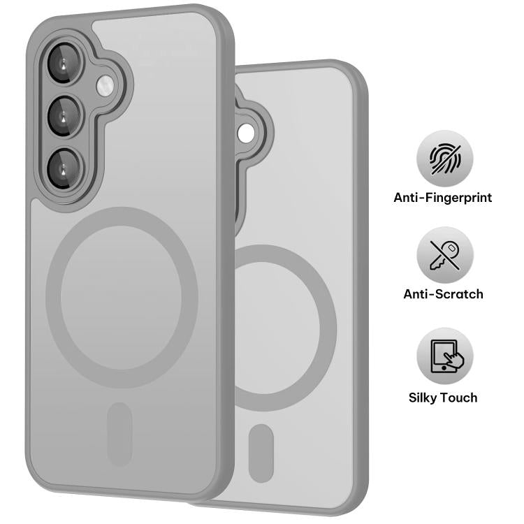 For Samsung Galaxy S24 FE 5G XDcase Skin Feel Magnetic Frosted Phone Case with Lens Film