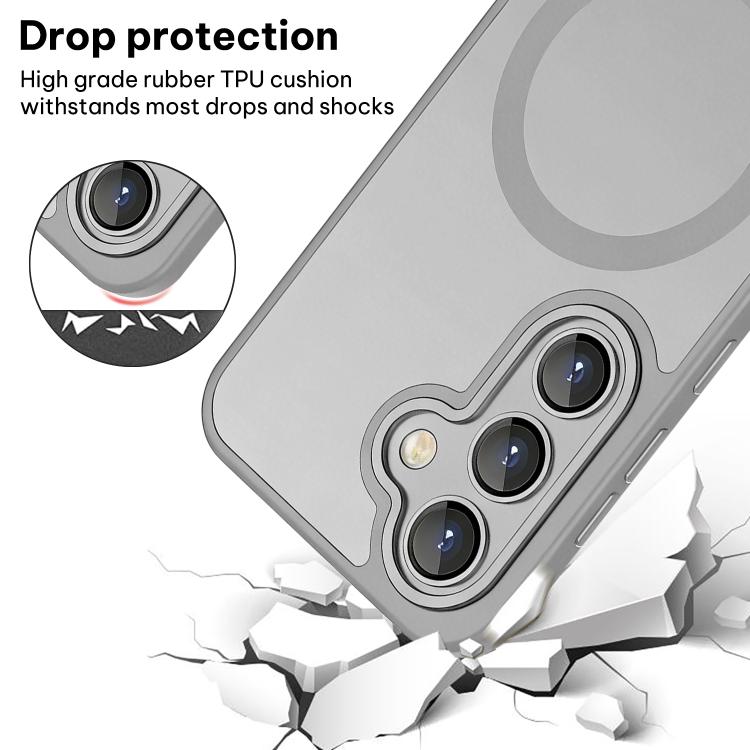 For Samsung Galaxy S24 FE 5G XDcase Skin Feel Magnetic Frosted Phone Case with Lens Film