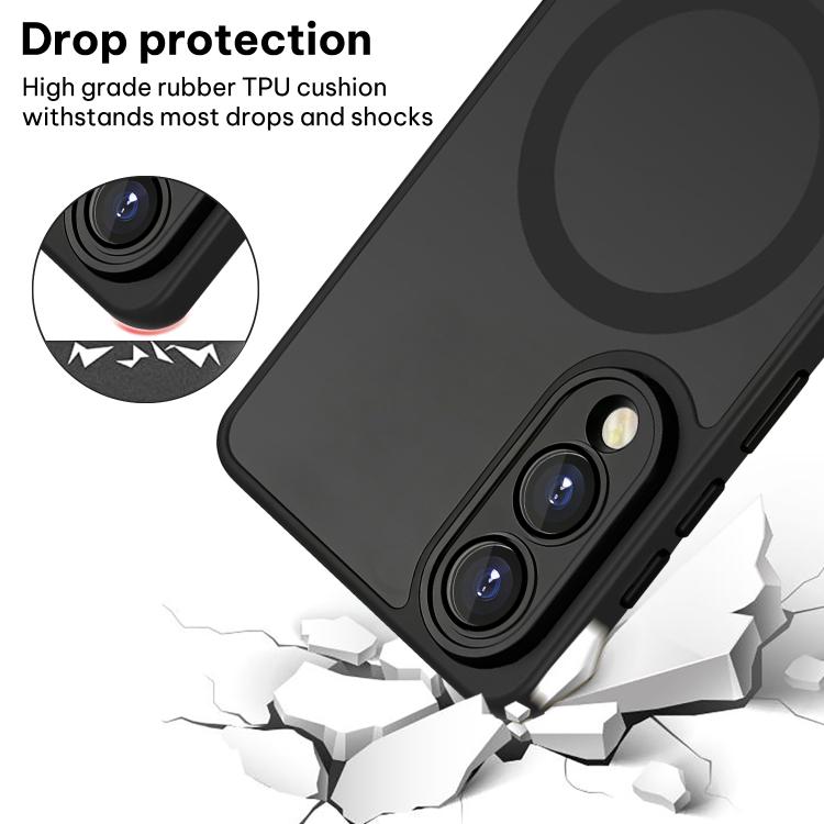 For Samsung Galaxy S25 Edge 5G XDcase Skin Feel Magnetic Frosted Phone Case with Lens Film
