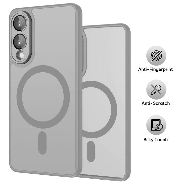 For Samsung Galaxy S25 Edge 5G XDcase Skin Feel Magnetic Frosted Phone Case with Lens Film