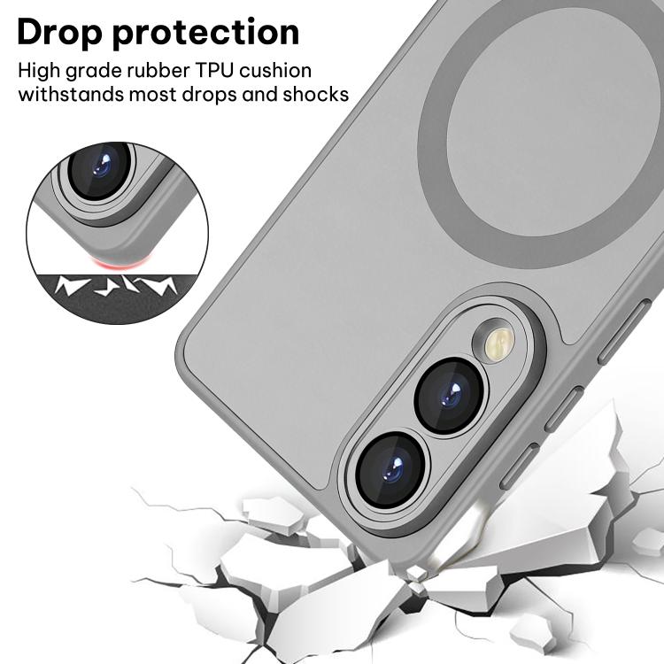 For Samsung Galaxy S25 Edge 5G XDcase Skin Feel Magnetic Frosted Phone Case with Lens Film