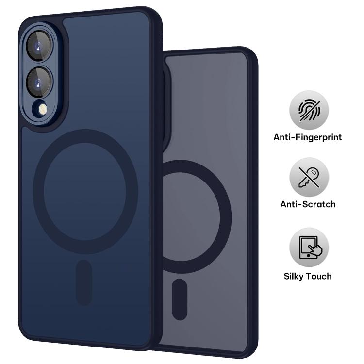 For Samsung Galaxy S25 Edge 5G XDcase Skin Feel Magnetic Frosted Phone Case with Lens Film