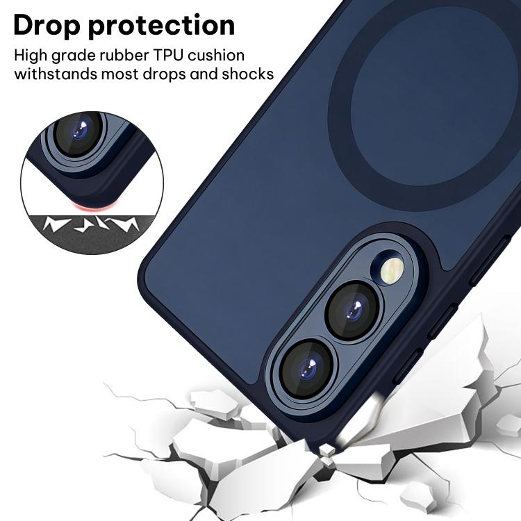 For Samsung Galaxy S25 Edge 5G XDcase Skin Feel Magnetic Frosted Phone Case with Lens Film