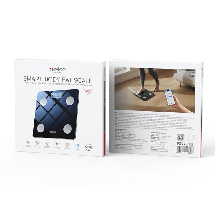Yesido MG42 Smart Body Fat Scale - Black