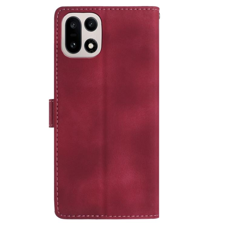 For OnePlus 15 Rose Flower Embossing Pattern Leather Phone Case