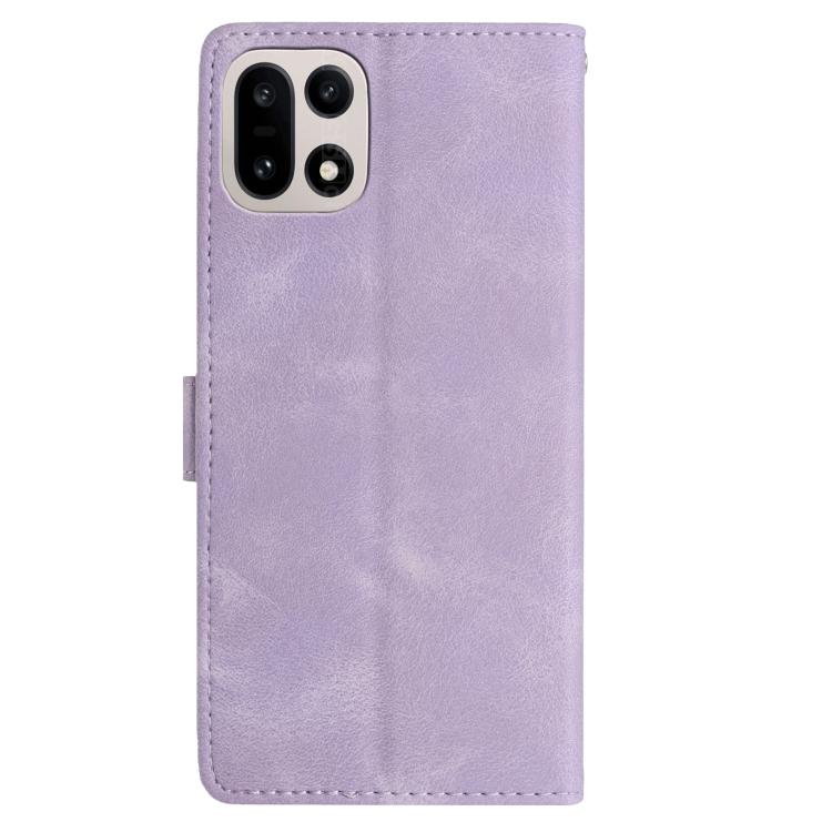 For OnePlus 15 Rose Flower Embossing Pattern Leather Phone Case