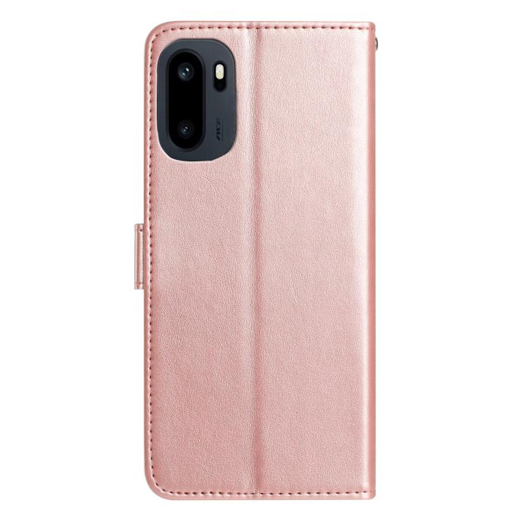 For OnePlus Ace 6 Rose Flower Embossing Pattern Leather Phone Case