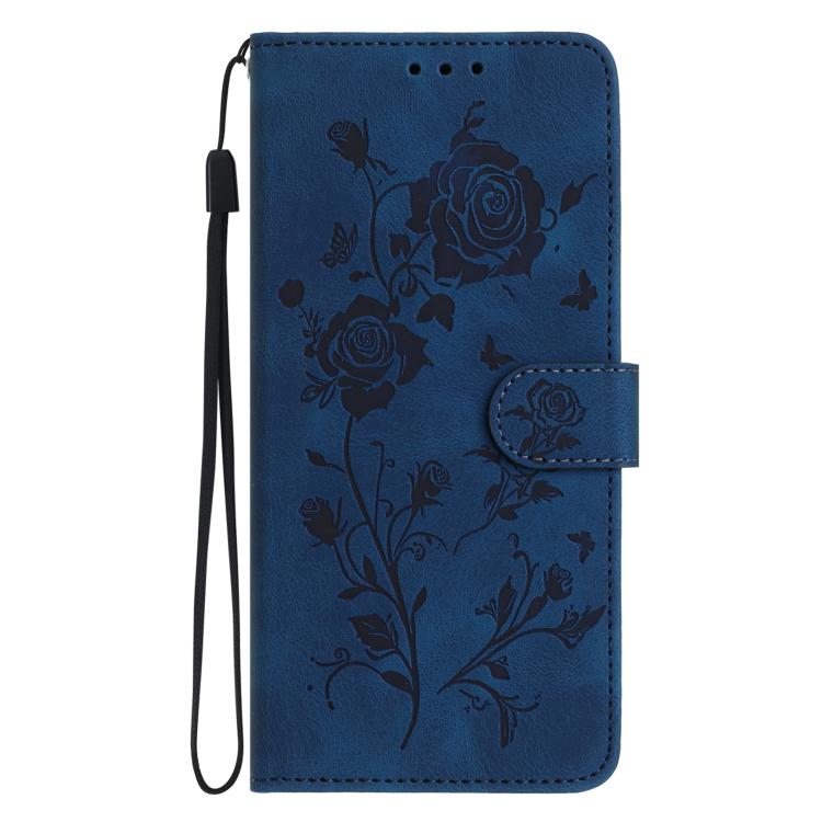 For OnePlus Ace 6 Rose Flower Embossing Pattern Leather Phone Case