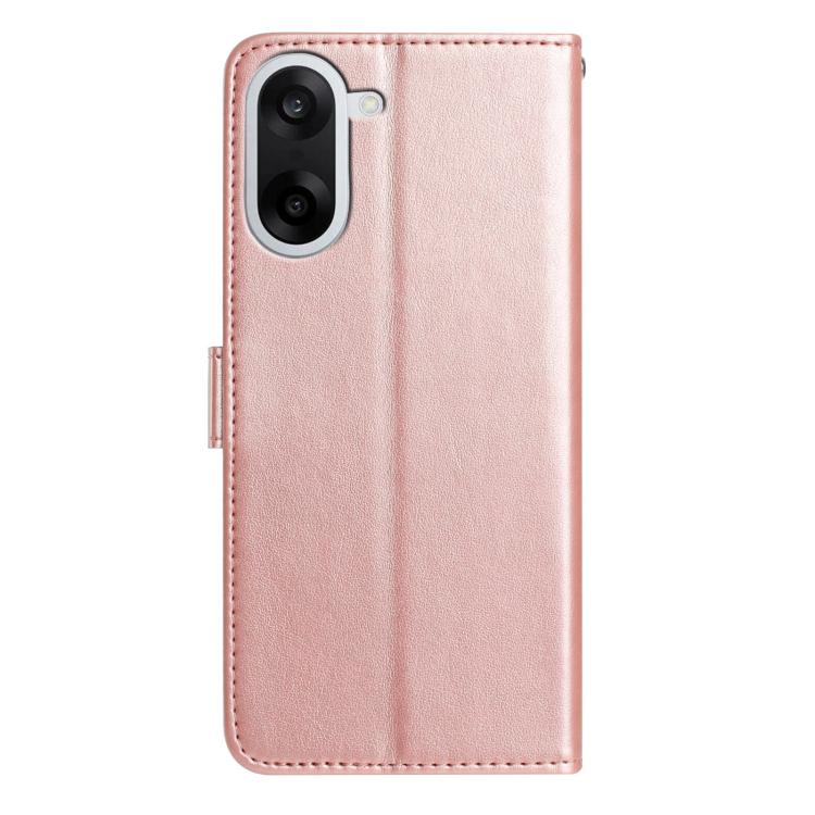 For OnePlus Nord CE5 Rose Flower Embossing Pattern Leather Phone Case