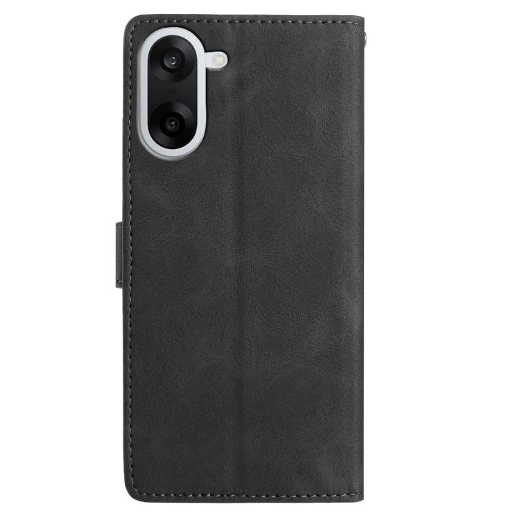 For OnePlus Nord CE5 Rose Flower Embossing Pattern Leather Phone Case