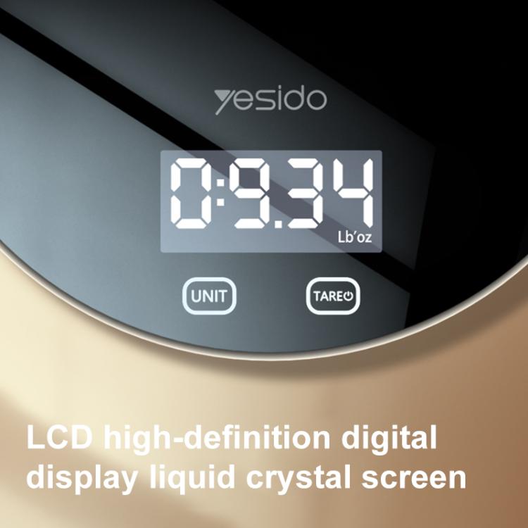 Yesido MG43 Smart Kitchen Electronic Scale - Black