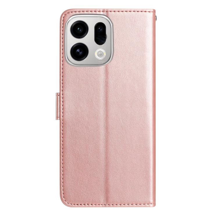 For OPPO Find X9 Pro Rose Flower Embossing Pattern Leather Phone Case