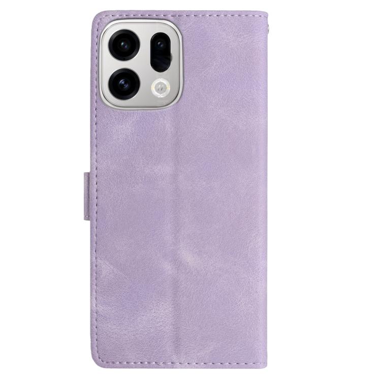 For OPPO Find X9 Pro Rose Flower Embossing Pattern Leather Phone Case