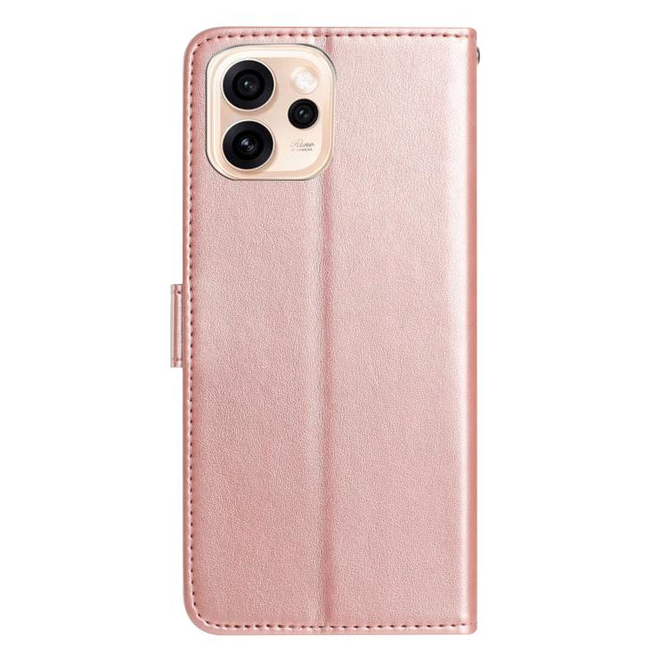 For OPPO Reno15 5G Global Rose Flower Embossing Pattern Leather Phone Case