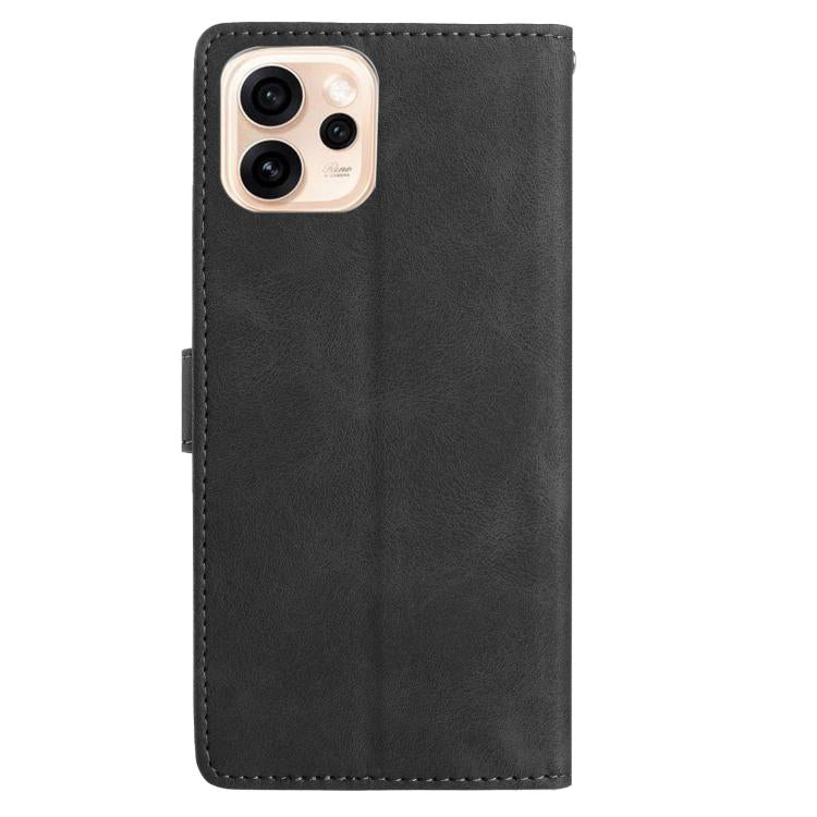 For OPPO Reno15 5G Global Rose Flower Embossing Pattern Leather Phone Case