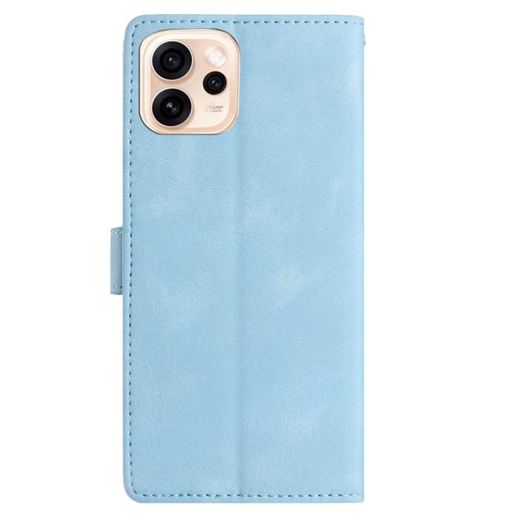 For OPPO Reno15 5G Global Rose Flower Embossing Pattern Leather Phone Case