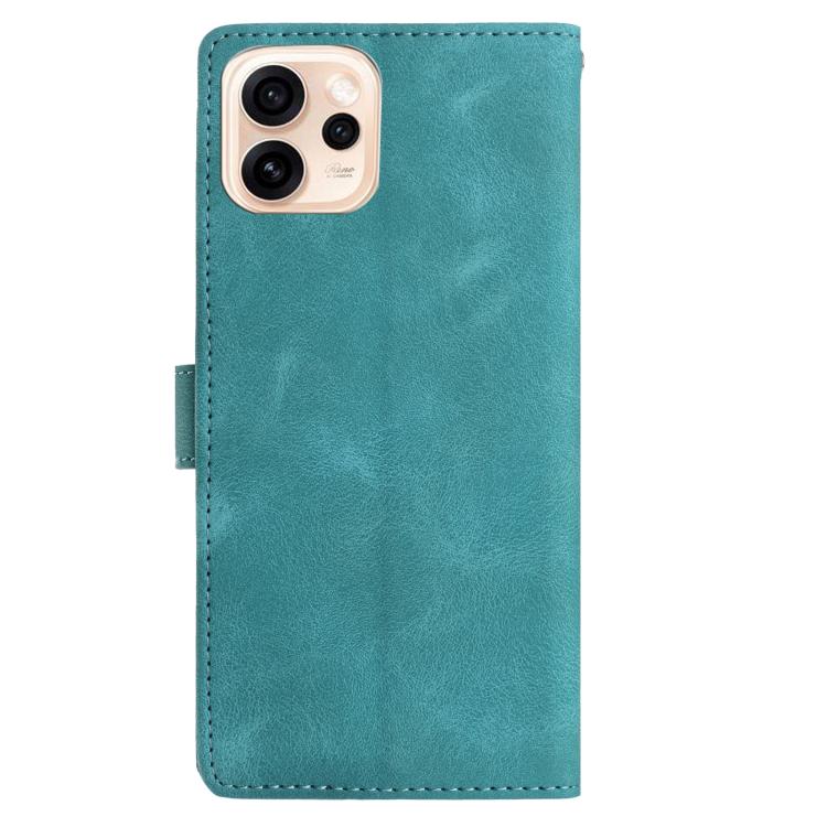 For OPPO Reno15 5G Global Rose Flower Embossing Pattern Leather Phone Case