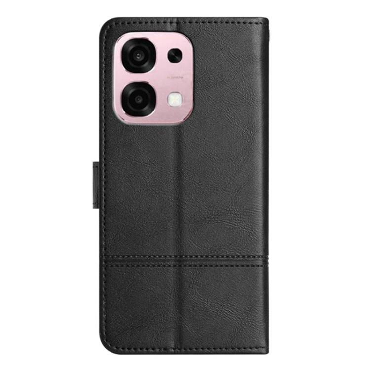 For OPPO A6 Pro 4G / 5G Global Cowhide Texture Stitching Leather Phone Case