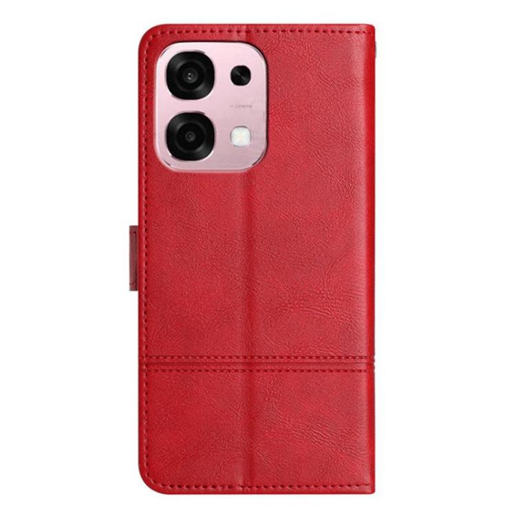 For OPPO A6 Pro 4G / 5G Global Cowhide Texture Stitching Leather Phone Case