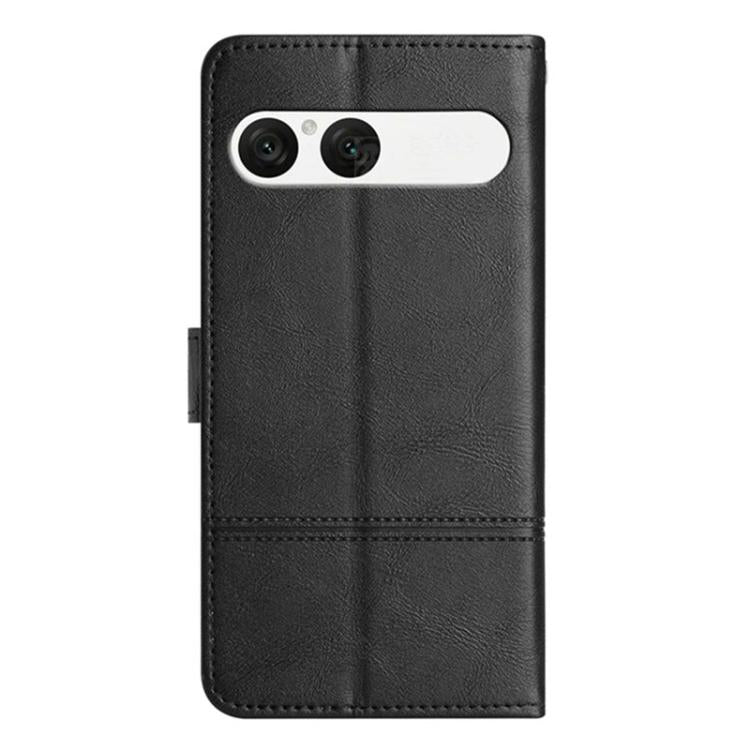 For Sony Xperia 10 VII Cowhide Texture Stitching Leather Phone Case