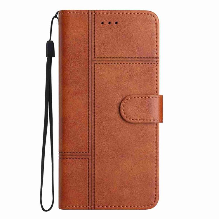 For Sony Xperia 10 VII Cowhide Texture Stitching Leather Phone Case