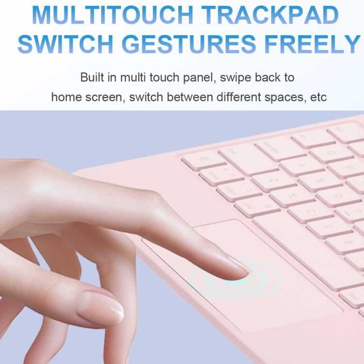 For iPad 2025 / 2022 Touch Pad Bluetooth Keyboard Leather Tablet Cover